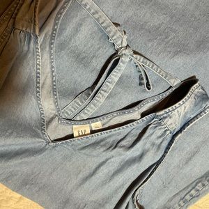 Tencel tank dress with bow detail